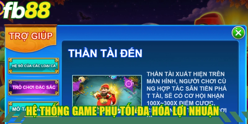 Hệ thống game phụ tối đa hóa lợi nhuận